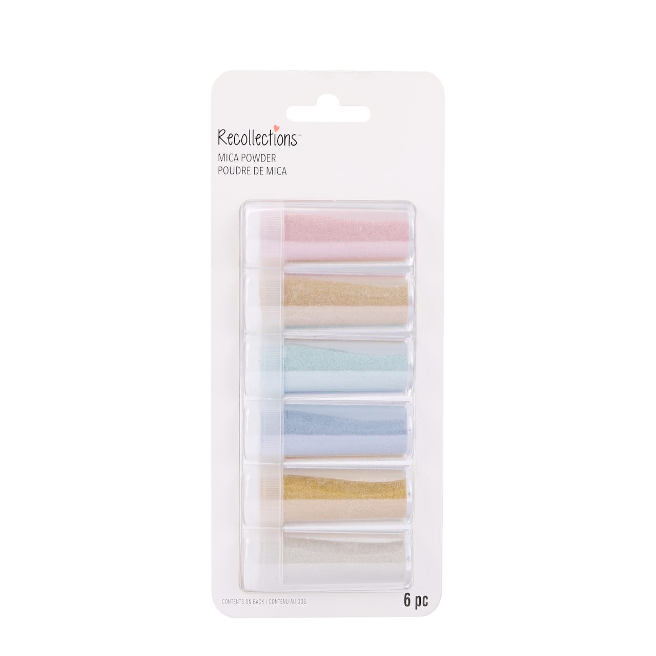 6 Packs: 6 ct. (36 total) Pastel Mica Powder by Recollections™